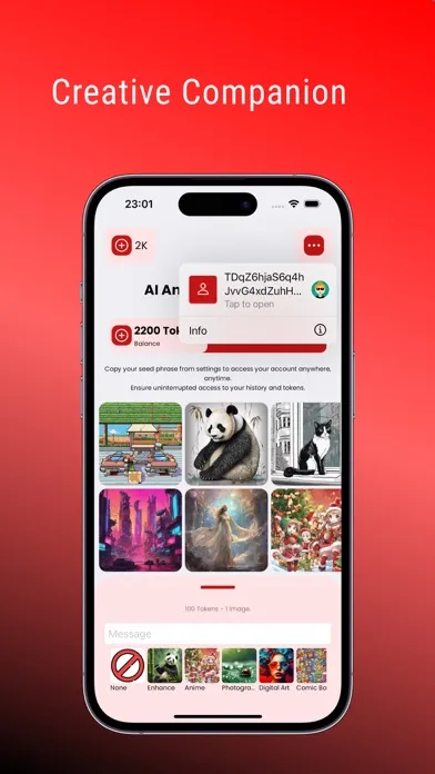 AI Crafted Cards 스크린샷