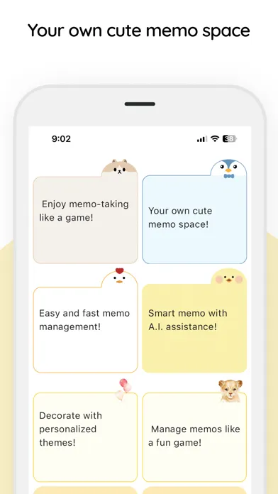 Capturas de pantalla de cumo.ai - Cute Memo Note