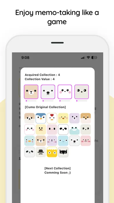 Capturas de pantalla de cumo.ai - Cute Memo Note