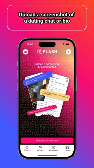 Скриншоты Flash AI - Dating Assistant