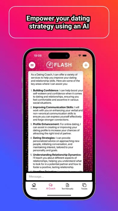 Скриншоты Flash AI - Dating Assistant