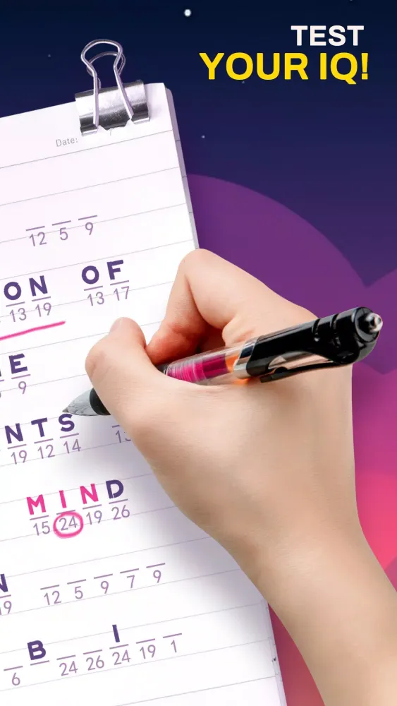 Cryptogram Word - Puzzles Game 스크린샷