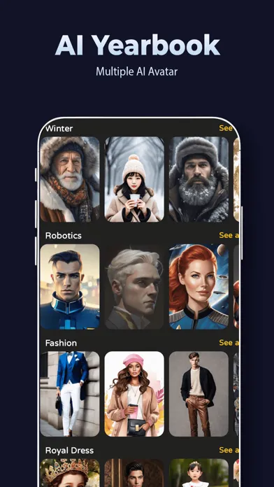 Zrzuty ekranu Swapme - AI Avatar Creator