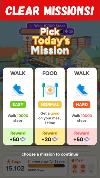 Screenshot di Lucky Fit: Get Fit Win Big