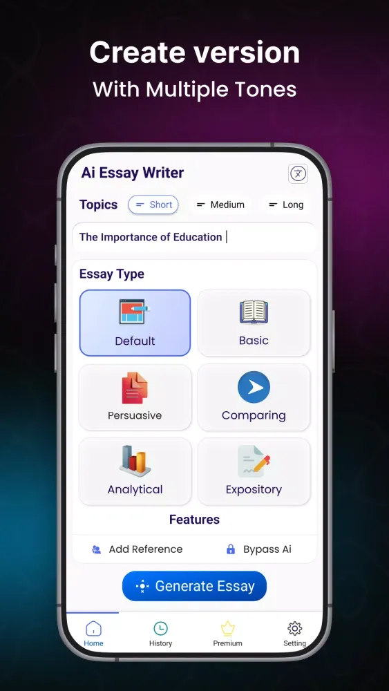 Capturas de pantalla de ASK AI Essay Writer with GPT