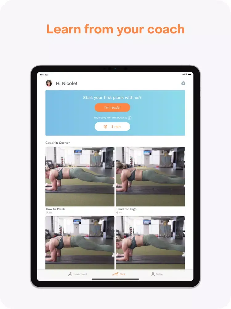 Скриншоты Perfect Plank by Exer iPad 