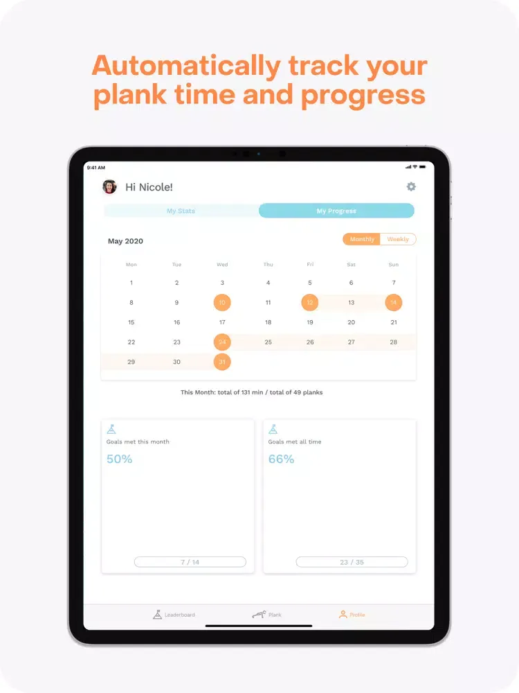 Скриншоты Perfect Plank by Exer iPad 