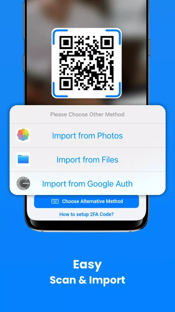 Authenticator Screenshots