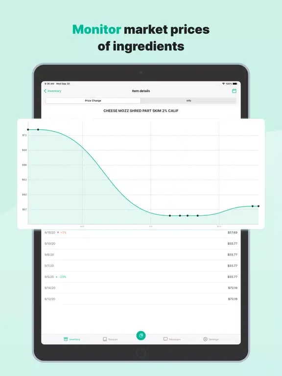 Ảnh chụp màn hình của Foody: order management iPad 