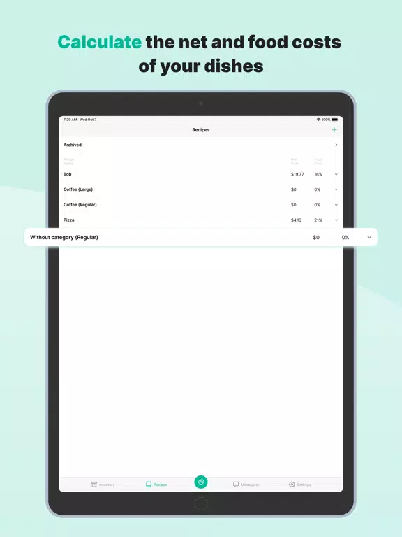Foody: order management iPad 应用截图