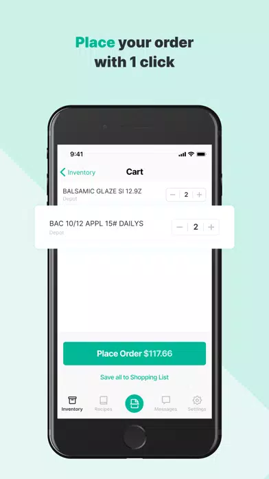 Foody: order management应用截图