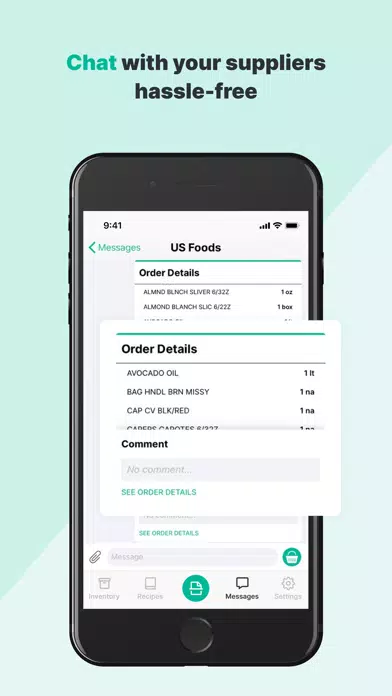 Foody: order management应用截图