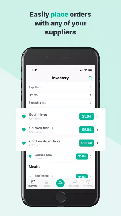 Foody: order management应用截图
