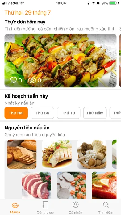 Capturas de tela do Mama - Trợ lý nội trợ