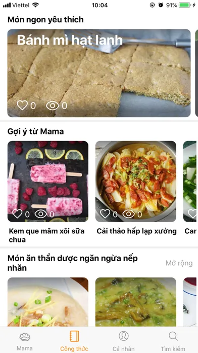 Capturas de tela do Mama - Trợ lý nội trợ
