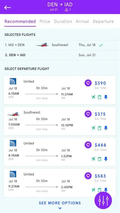 صور Routespring BusinessTravel App