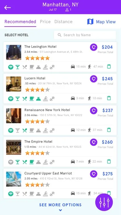 صور Routespring BusinessTravel App