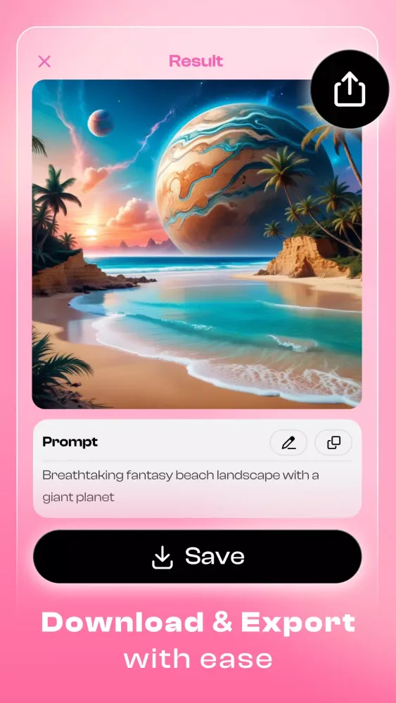 Artist AI Art Photo Generator Screenshots