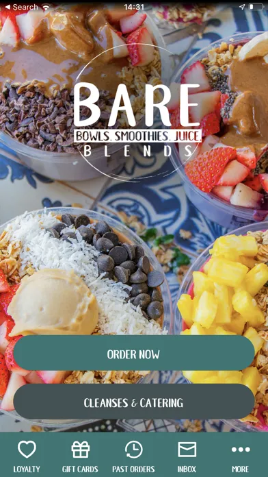Zrzuty ekranu BARE Blends