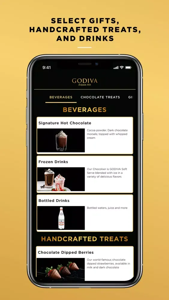 ภาพหน้าจอของ Godiva