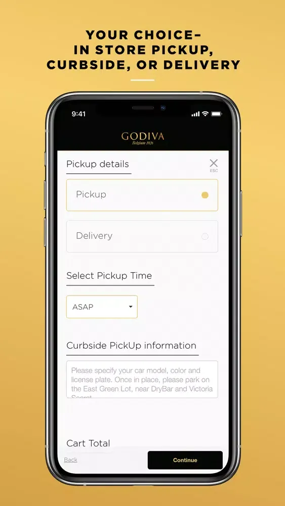 ภาพหน้าจอของ Godiva