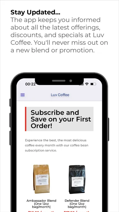 Luv Coffee应用截图