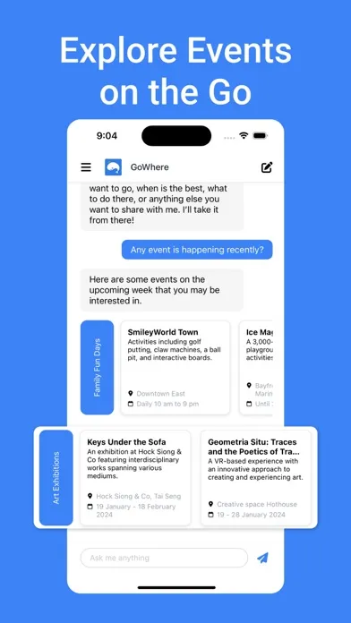 GoWhere.AI - Your Travel Agent Ekran Görüntüleri