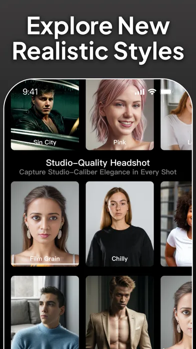 AI Headshot Generator ·應用截圖
