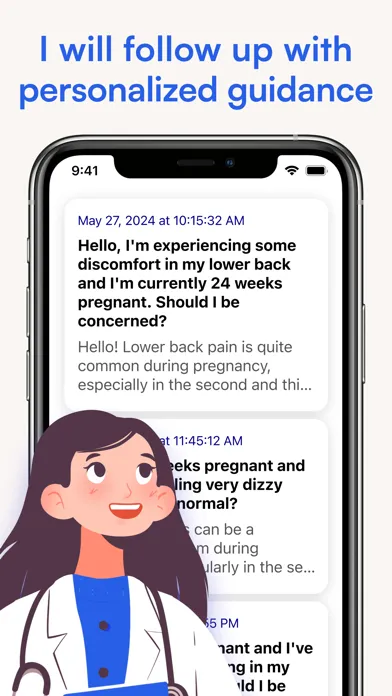 Zrzuty ekranu Heal: Pregnancy & Baby Care