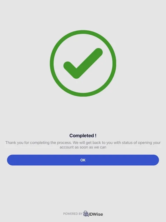 ภาพหน้าจอของ IDWise Verify iPad 