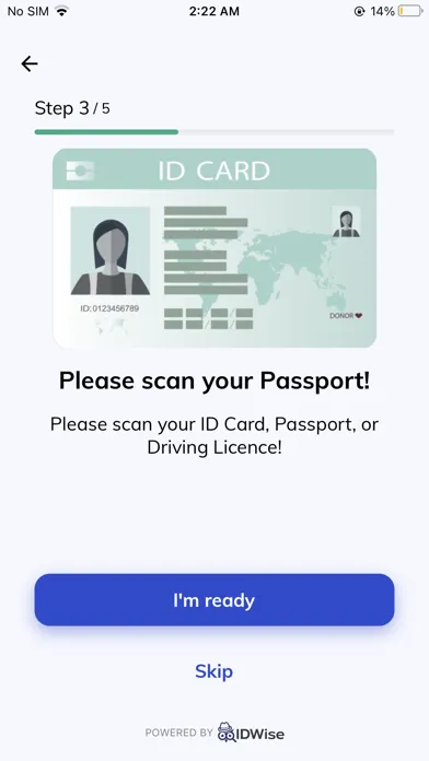ภาพหน้าจอของ IDWise Verify