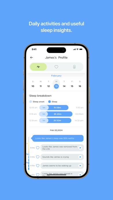 InstaBaby: Smart Baby Monitor سکرین شاٹس