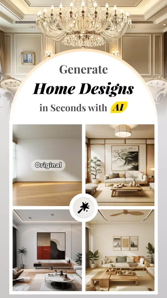 AI Home Design: Interior DecAI स्क्रीनशॉट
