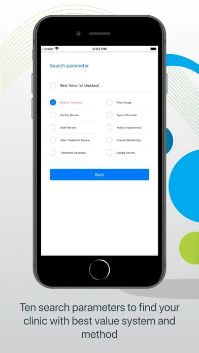 iSmartOffice Patient Screenshots