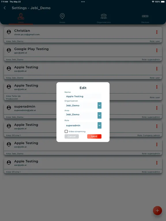 Jebi Central iPad 应用截图