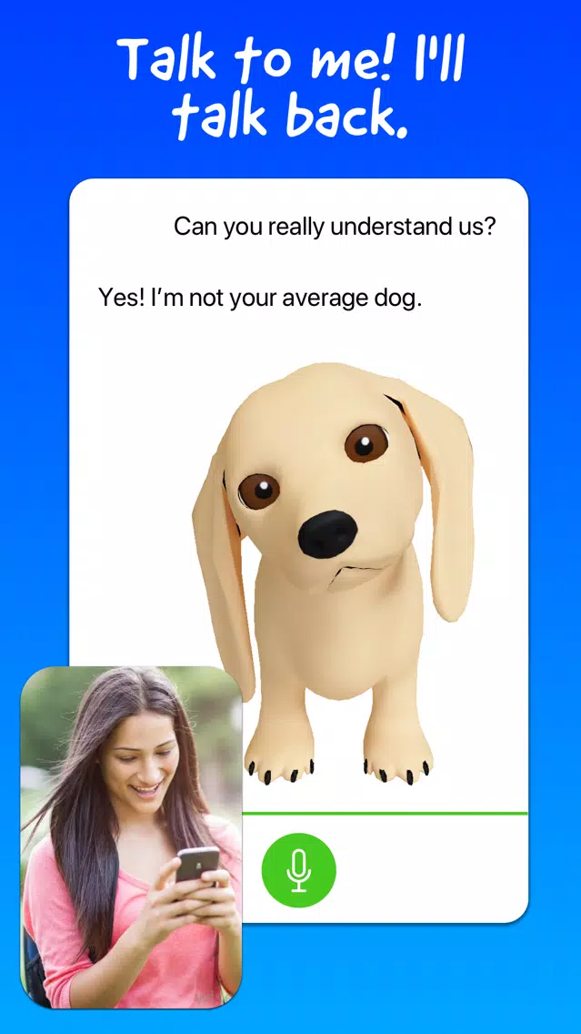 Talking Dog, the savage AI pet スクリーンショット