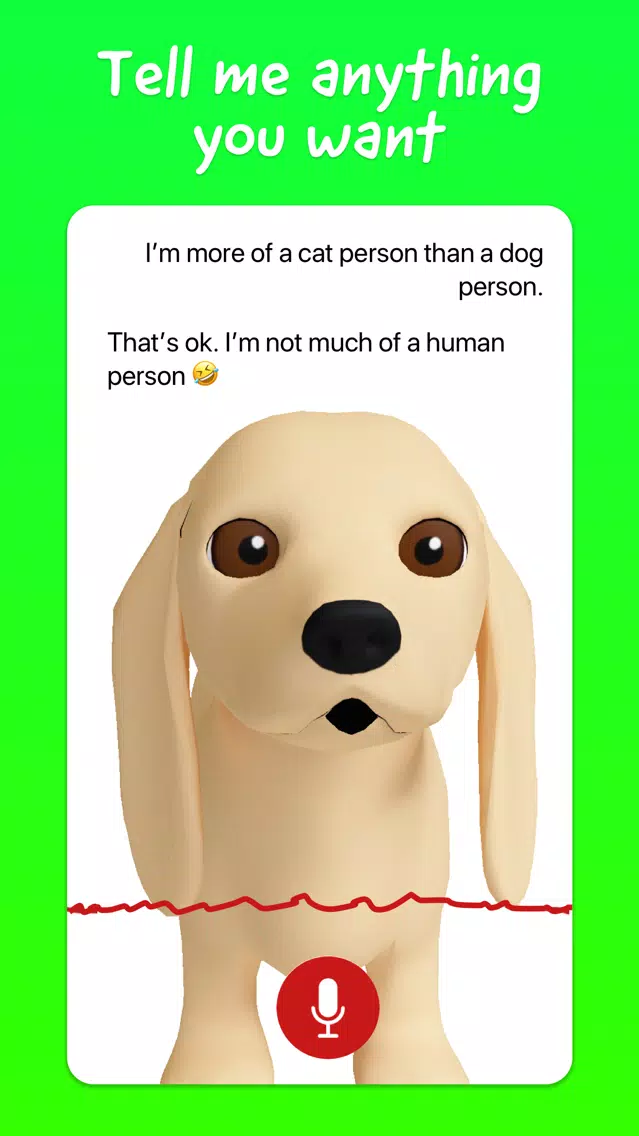 Talking Dog, the savage AI pet スクリーンショット