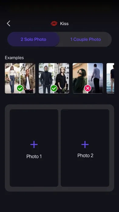 تصاویر AI Kiss: Hug Kiss Video Maker