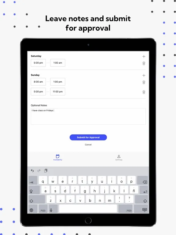 Lineup Employees iPad 应用截图