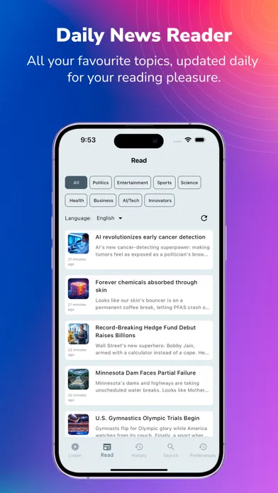 Quik News - Podcasts & Debates سکرین شاٹس