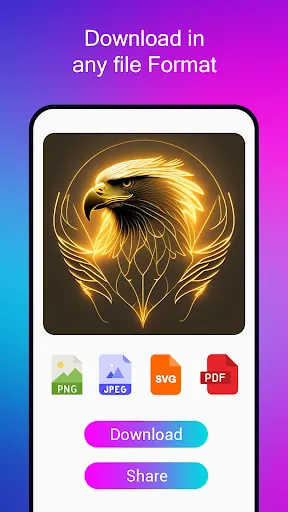 Ảnh chụp màn hình của Logo maker AI Logo generator
