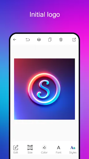 Ảnh chụp màn hình của Logo maker AI Logo generator