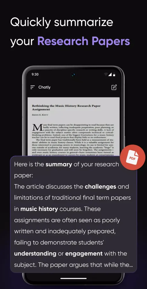 Скриншоты AI Chatbot - Chatly