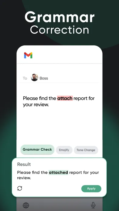 Screenshot di FasType - AI Writing Keyboard
