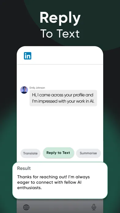 Screenshot di FasType - AI Writing Keyboard
