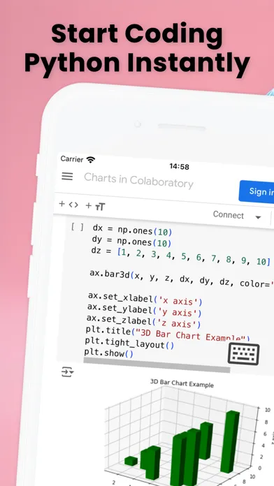 Tangkapan skrin Python3App - Python Coding IDE