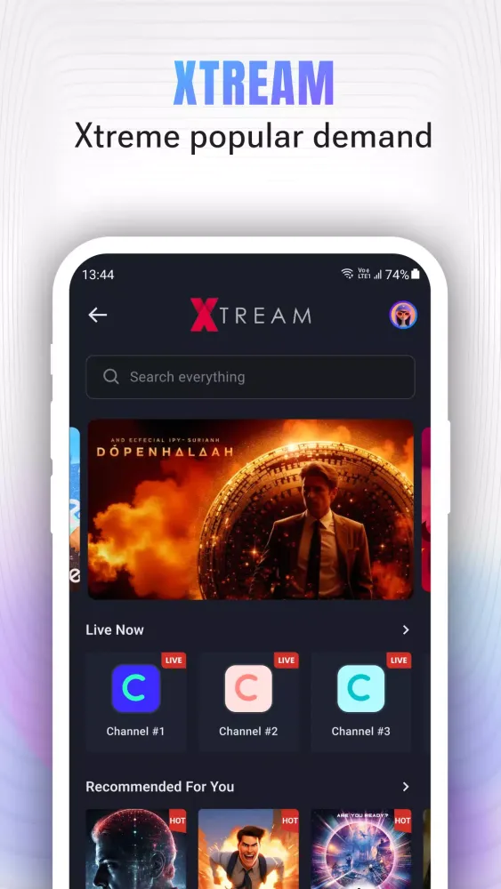 IPTV Player Screenshots