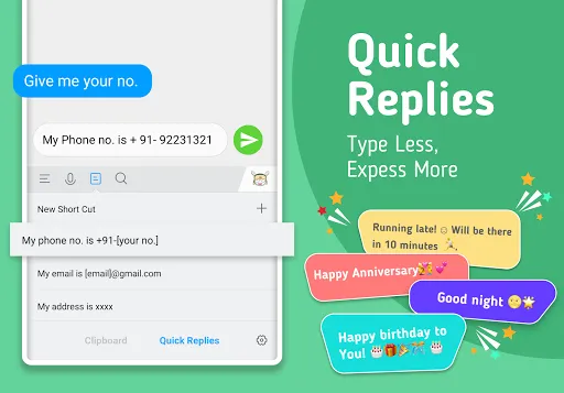 Ảnh chụp màn hình của Mint Keyboard