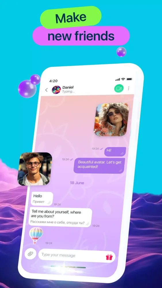 Fun Random Video Chat - Mira Screenshots