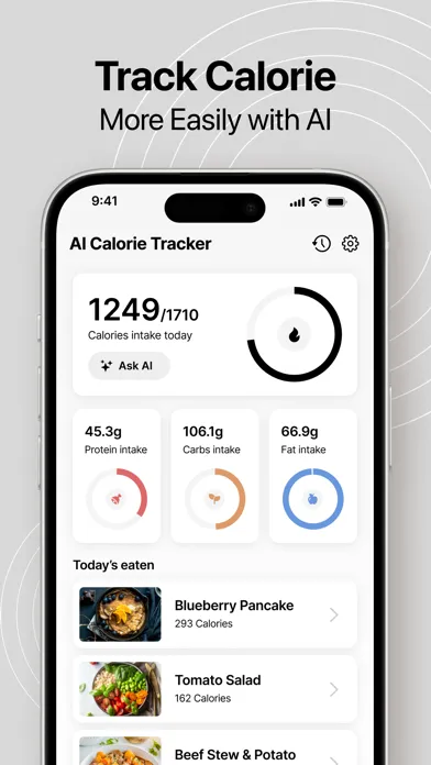 Скриншоты Calorie AI: Food Cal Tracker
